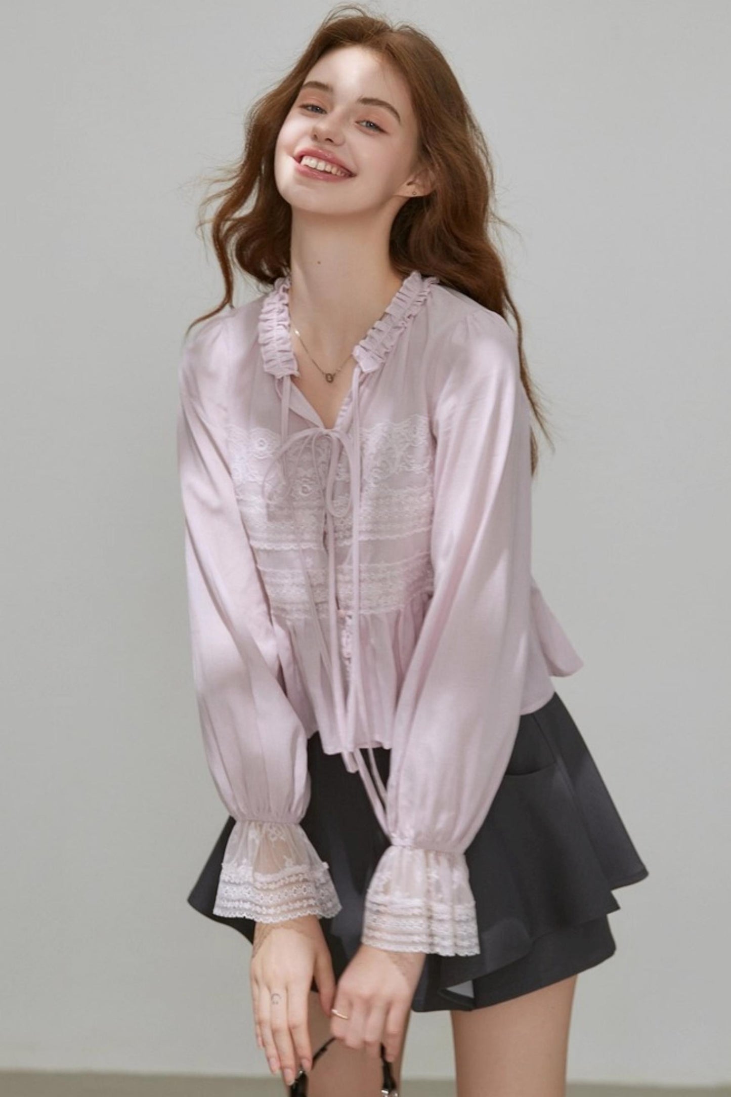 Autumn Lace A-Line Skirt