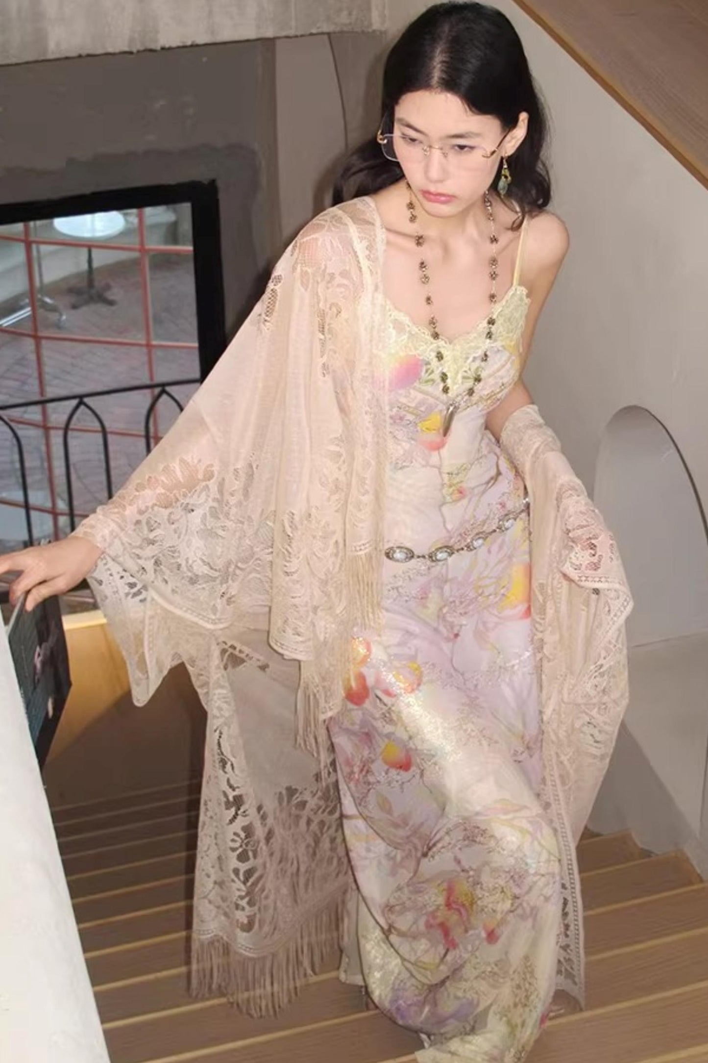 Spicy Girl Embroidered Knit Dress