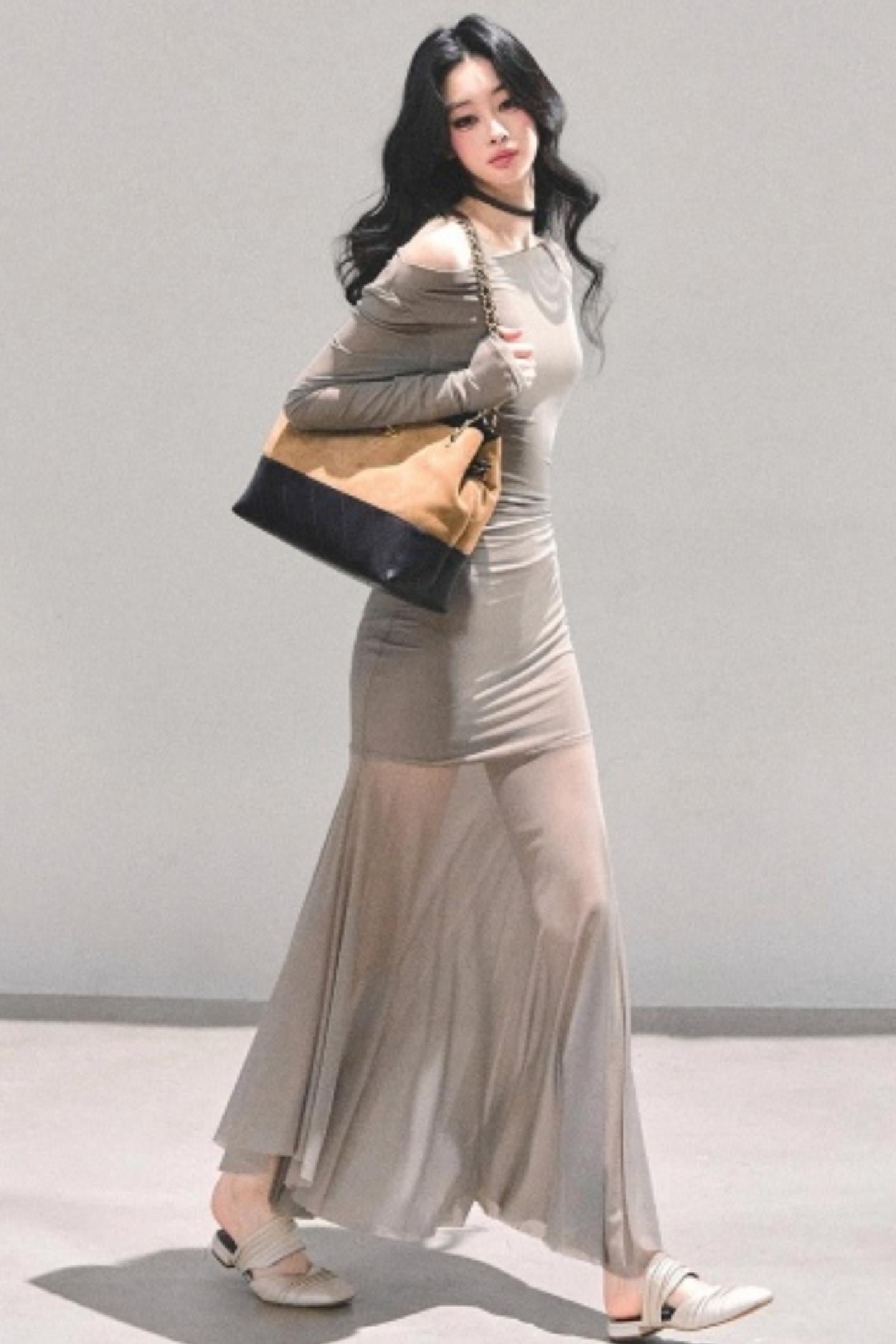 Slim-Fit Autumn Dress