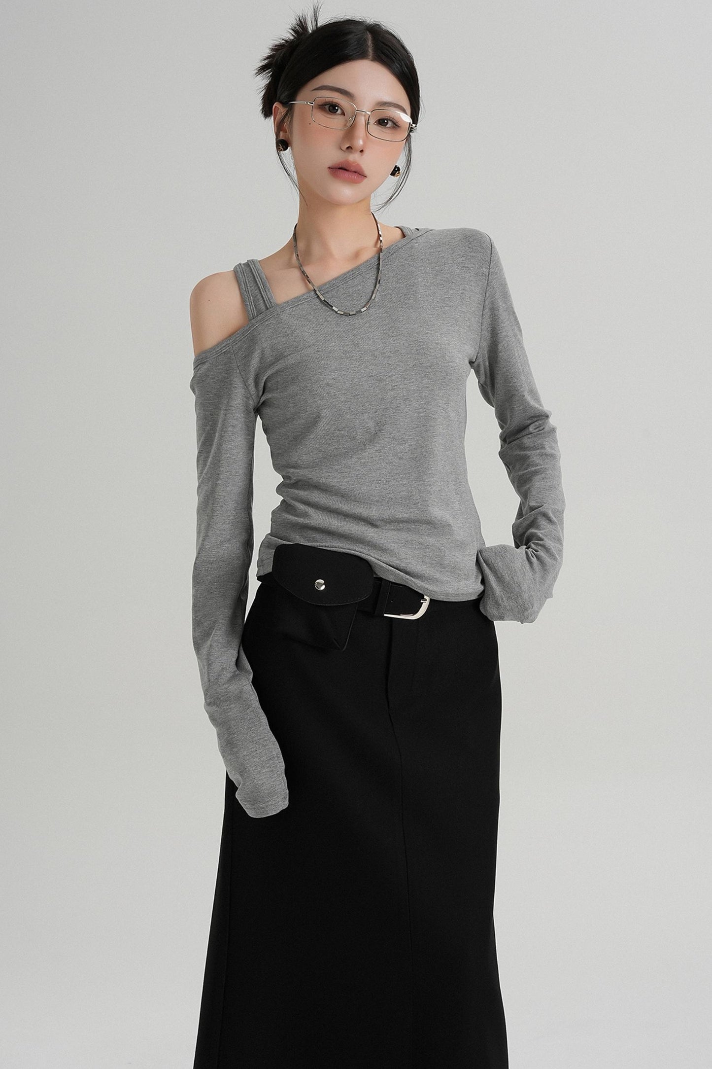 Long Sleeves Layered T-Shirt Set