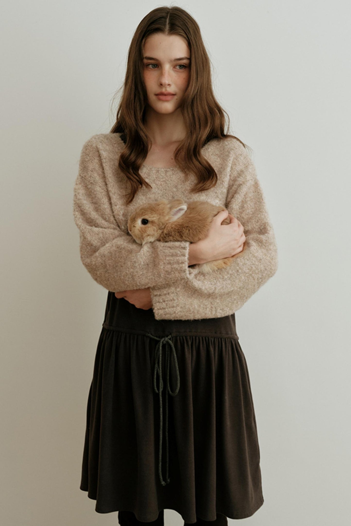 Light Luxury Wool Jacquard Top