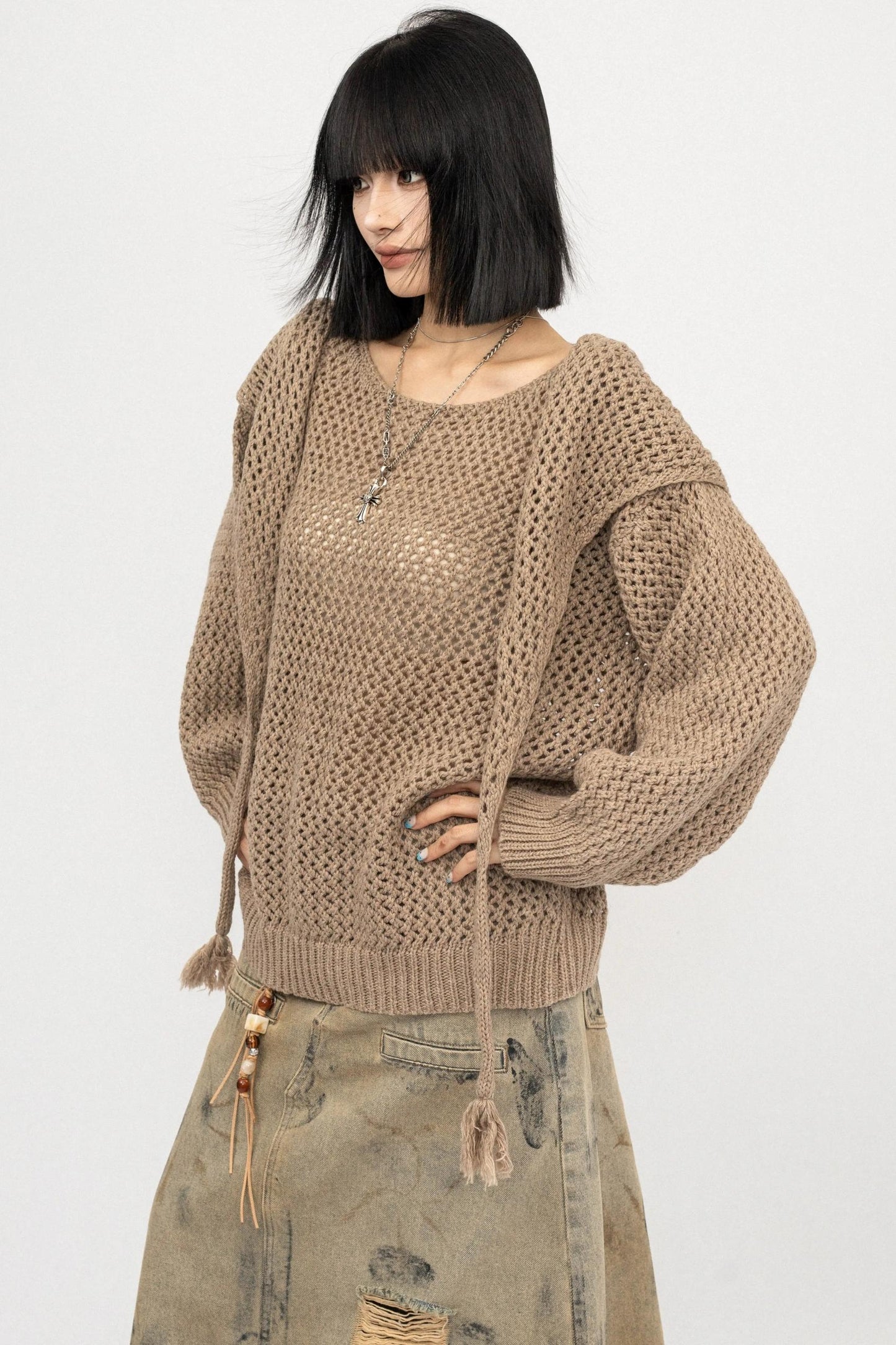 Vintage Hot Girl Knit Sweater