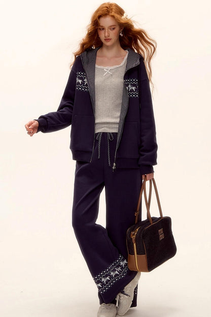 Fair Isle Quilted Jacket Set-Up