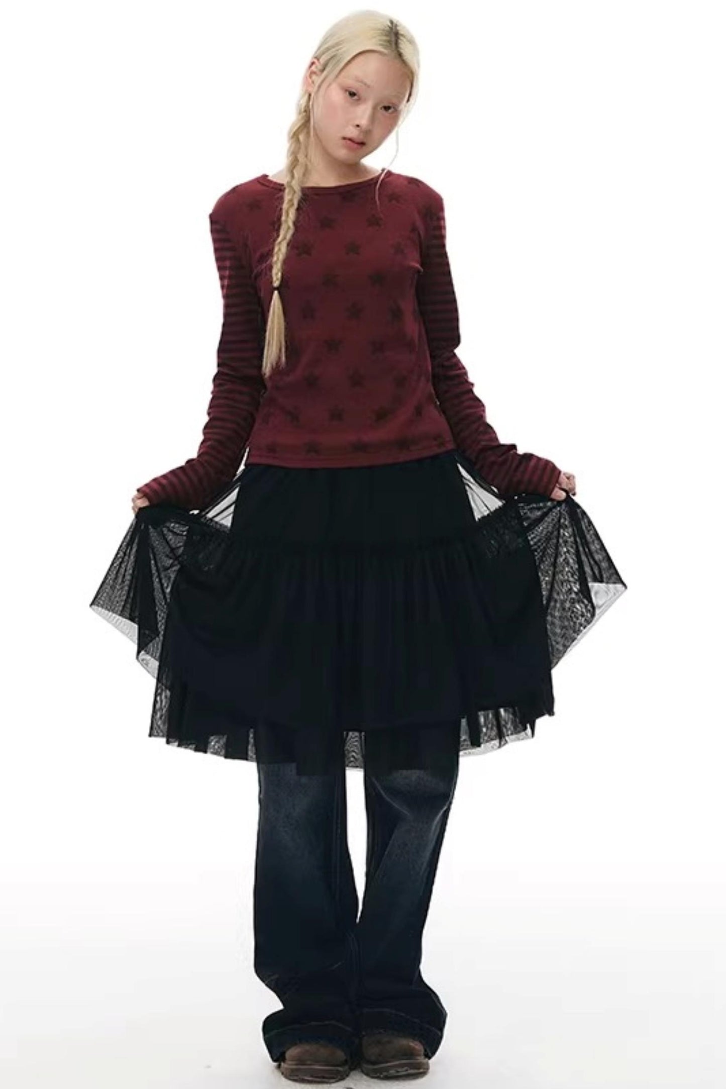 Star Stripe Slim Fit Top