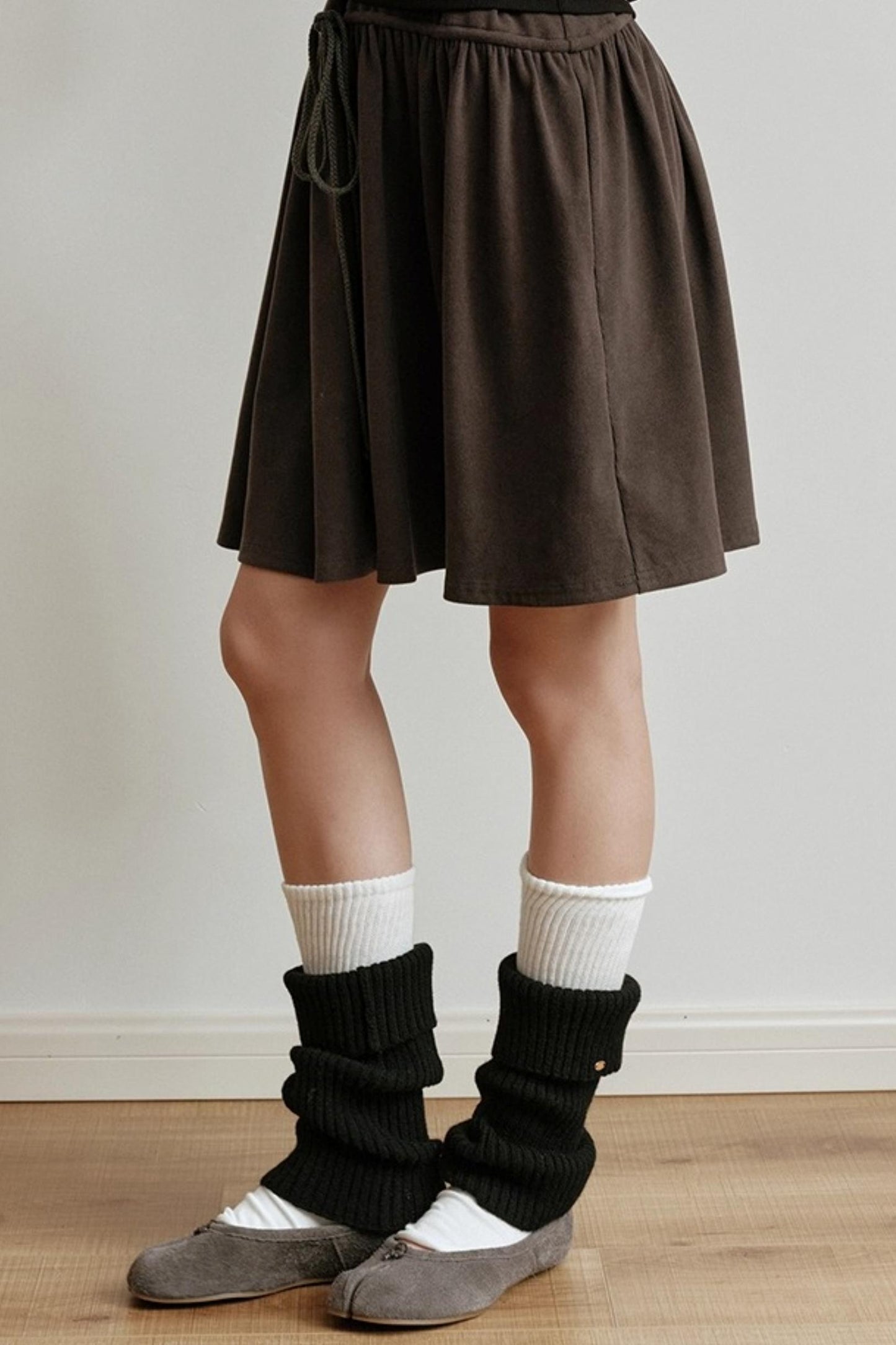 Gold Label Knitted Wool Blend Calf Sock Cover