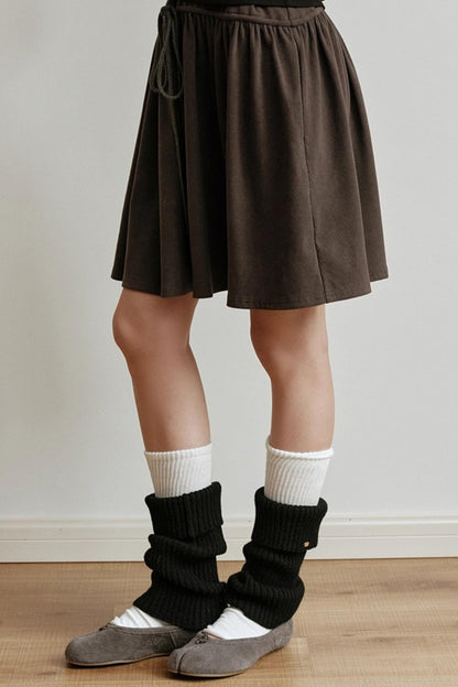 Gold Label Knitted Wool Blend Calf Sock Cover