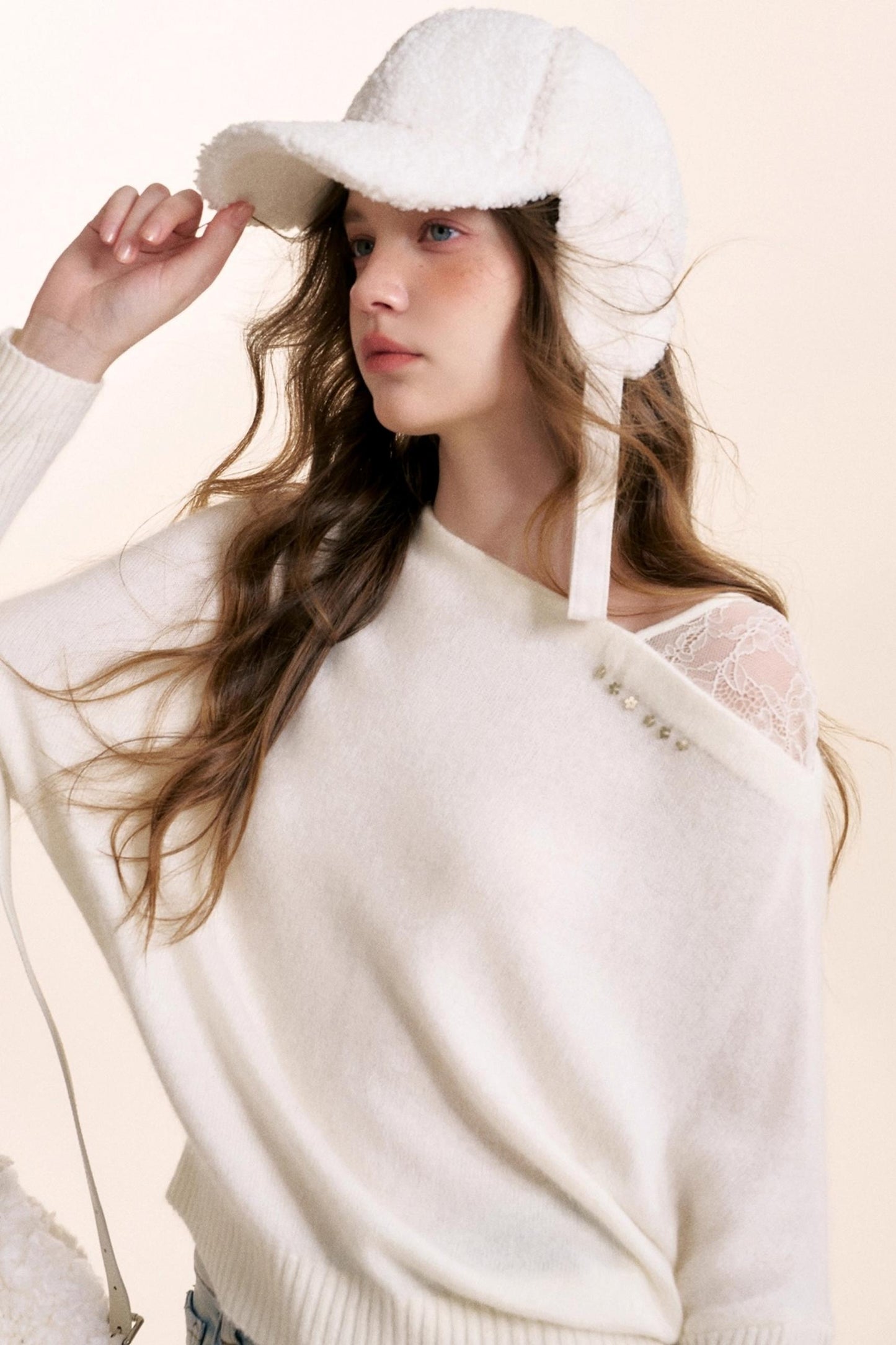 Cloudy Sequin Lace Top