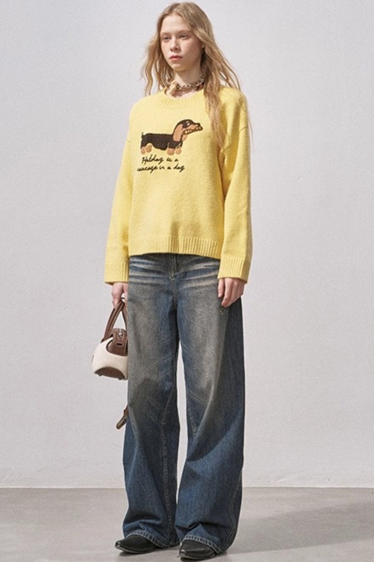 Dachshund Soft Knit Sweater