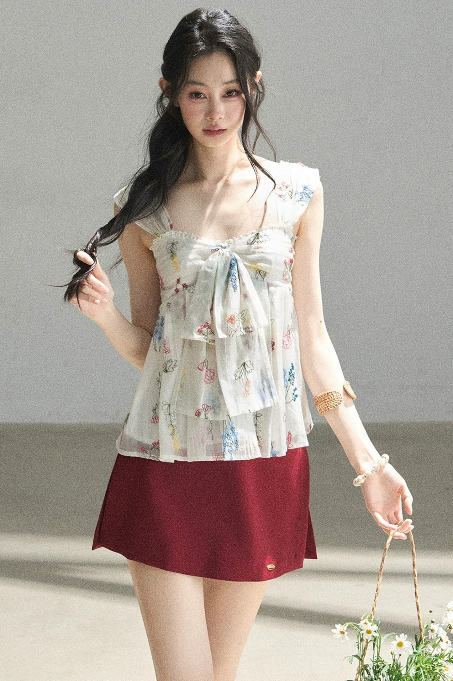 Youthful A-Line Puffy Skirt