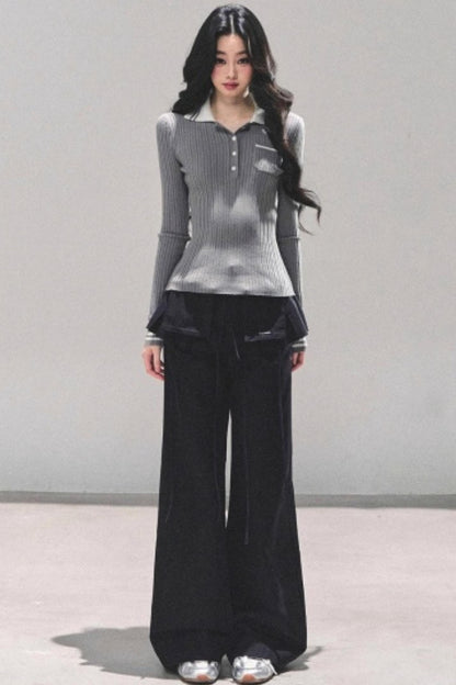 Bella Wide-Leg Workwear Pants