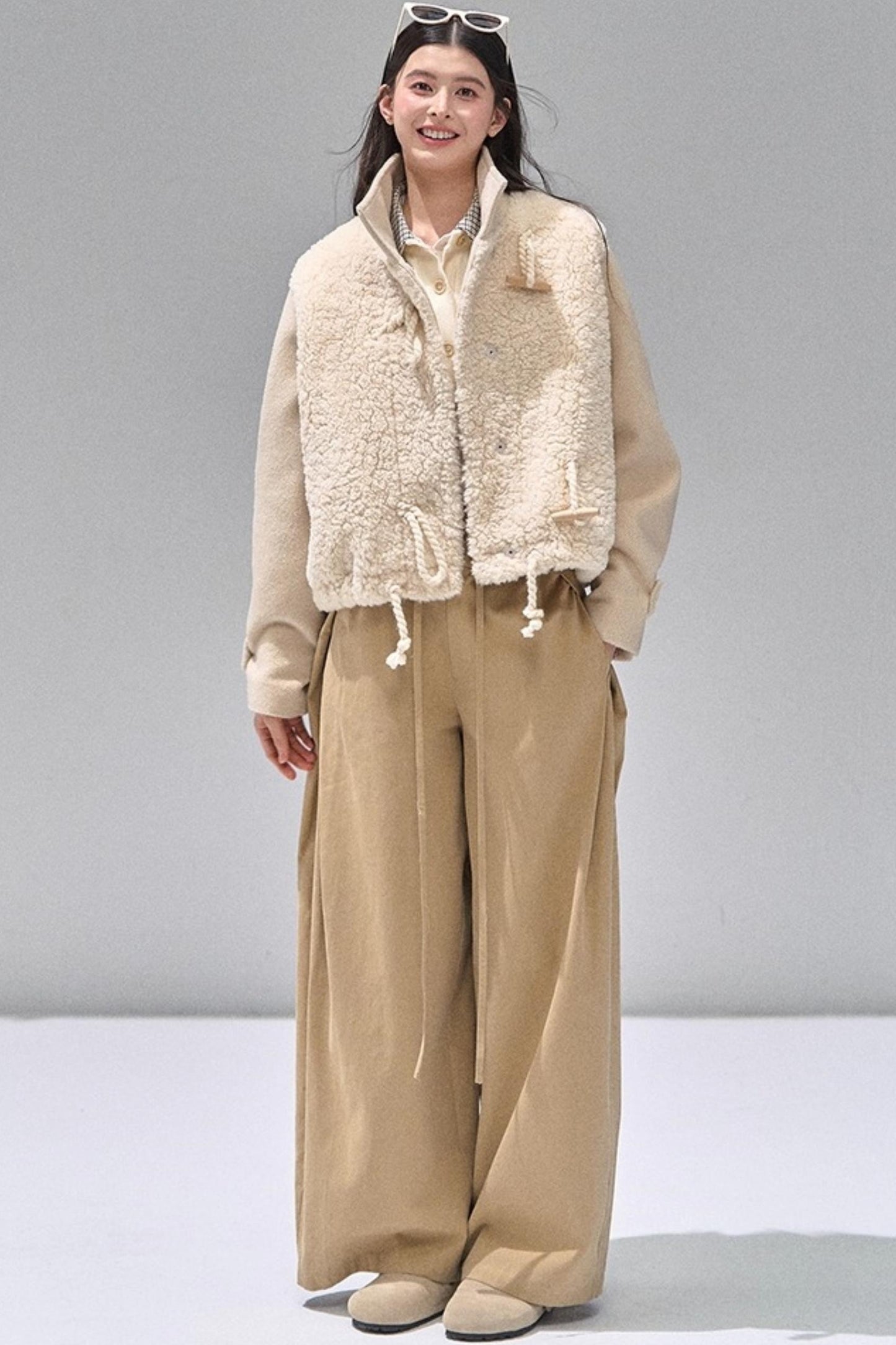 Toggle Button Woolen Coat