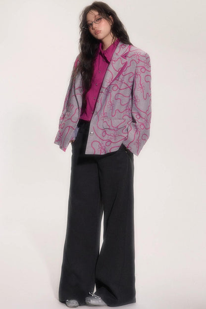 Art Design Silhouette Suit Set-Up