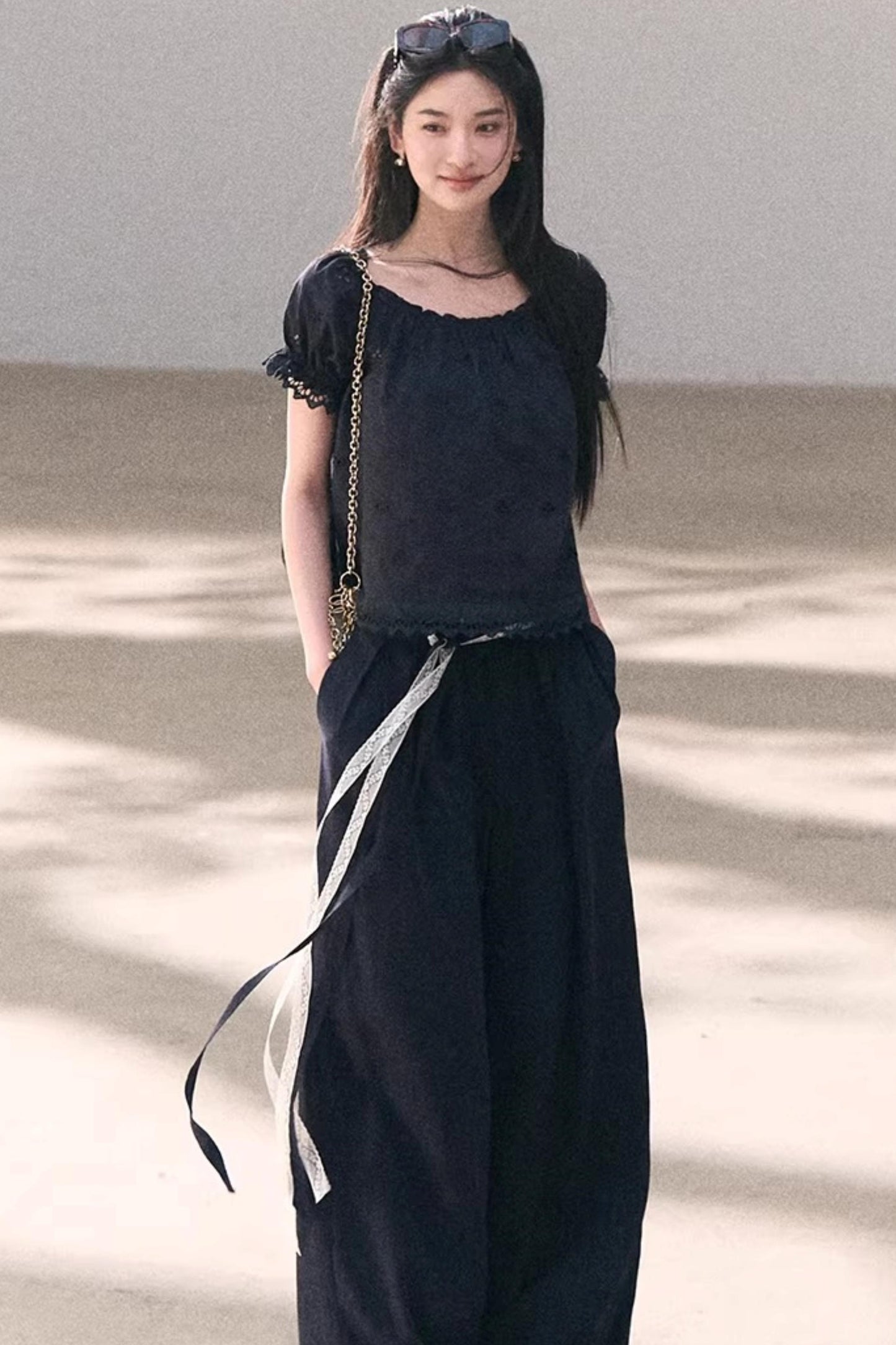 Pure Cotton Embroidered Doll Top