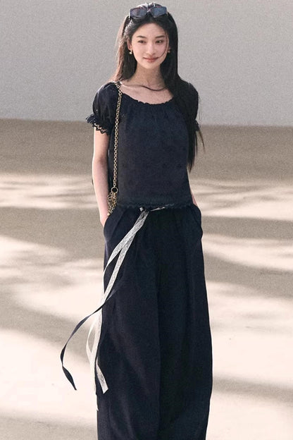 Pure Cotton Embroidered Doll Top