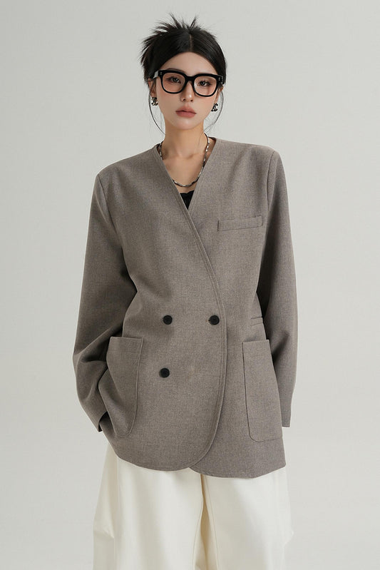 Loose Temperament Long Sleeve Blazer