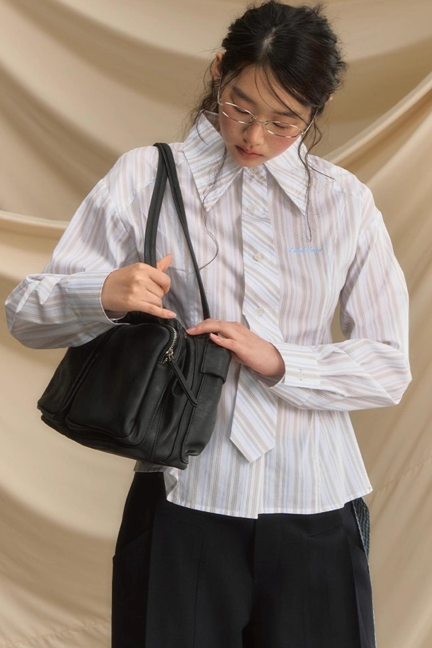 Slim Vertical Striped Shirt