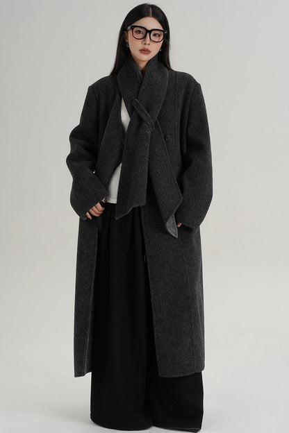 Wool Reversible Coat
