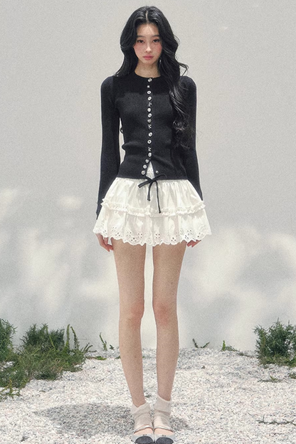 Lazy Style Slim Knitted Cardigan