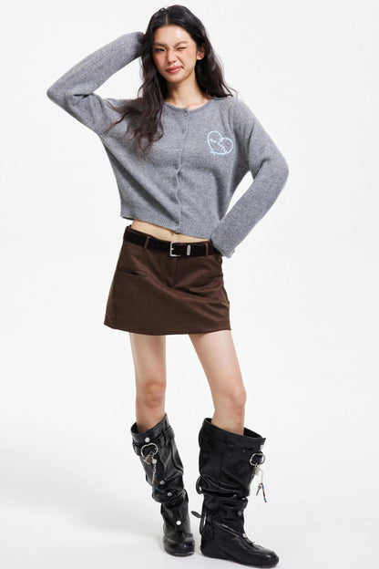 Retro Wool Knitted Cardigan