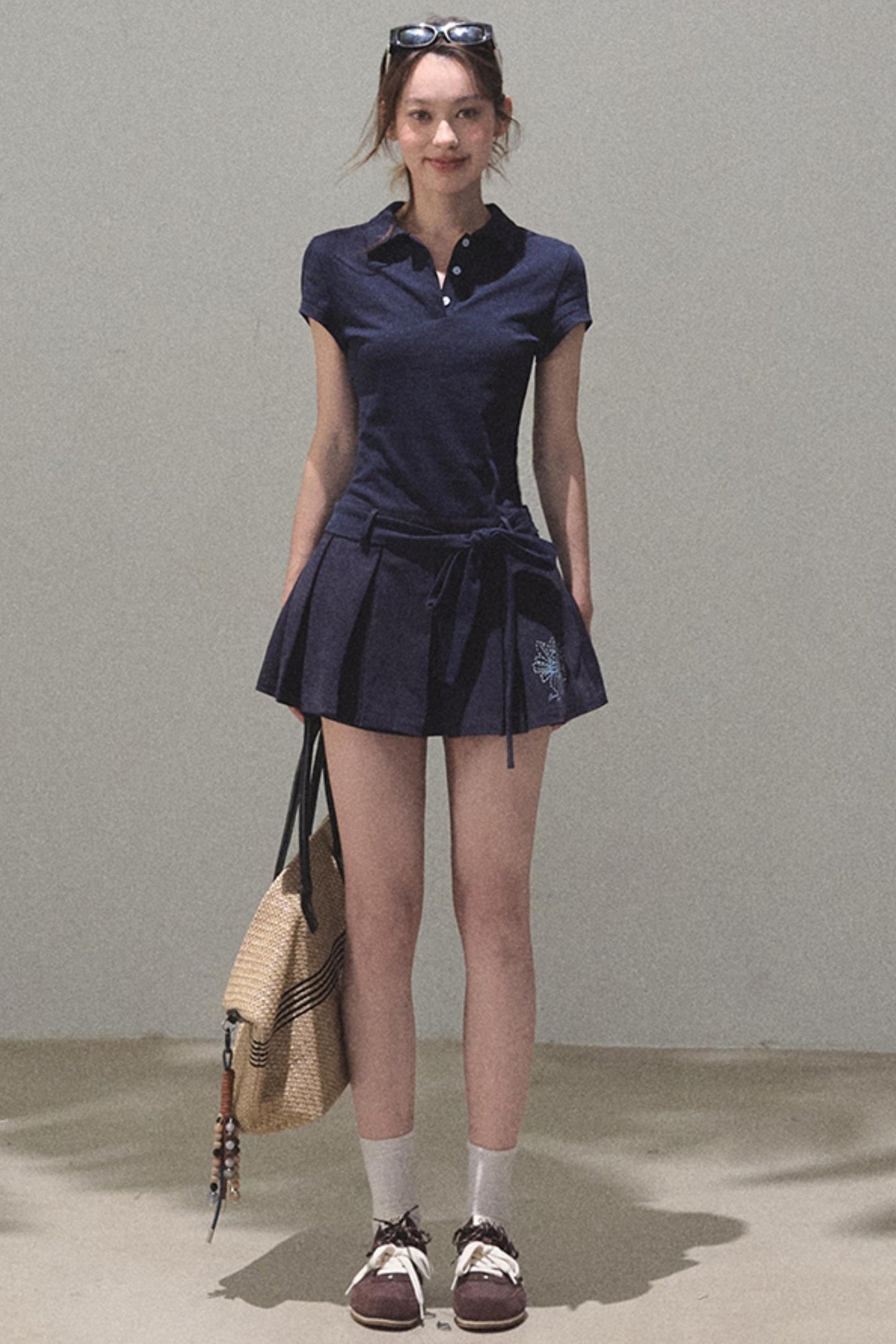 Cool Cotton Polo Skirt Set-Up