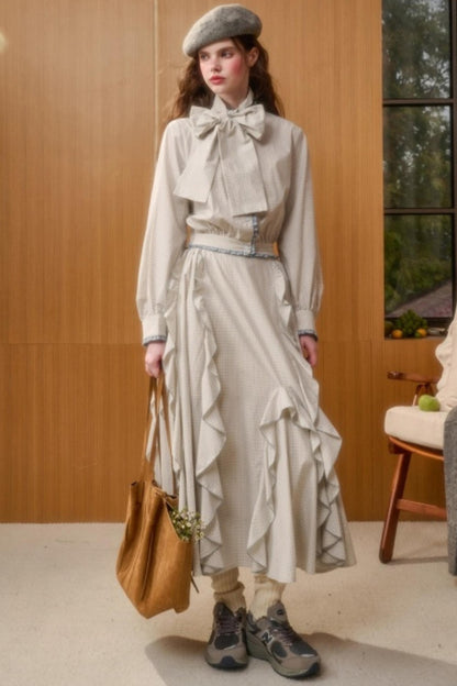 Organic Cotton Patchwork Blouse Set-Up