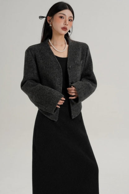 Double-Sided Woolen Coat