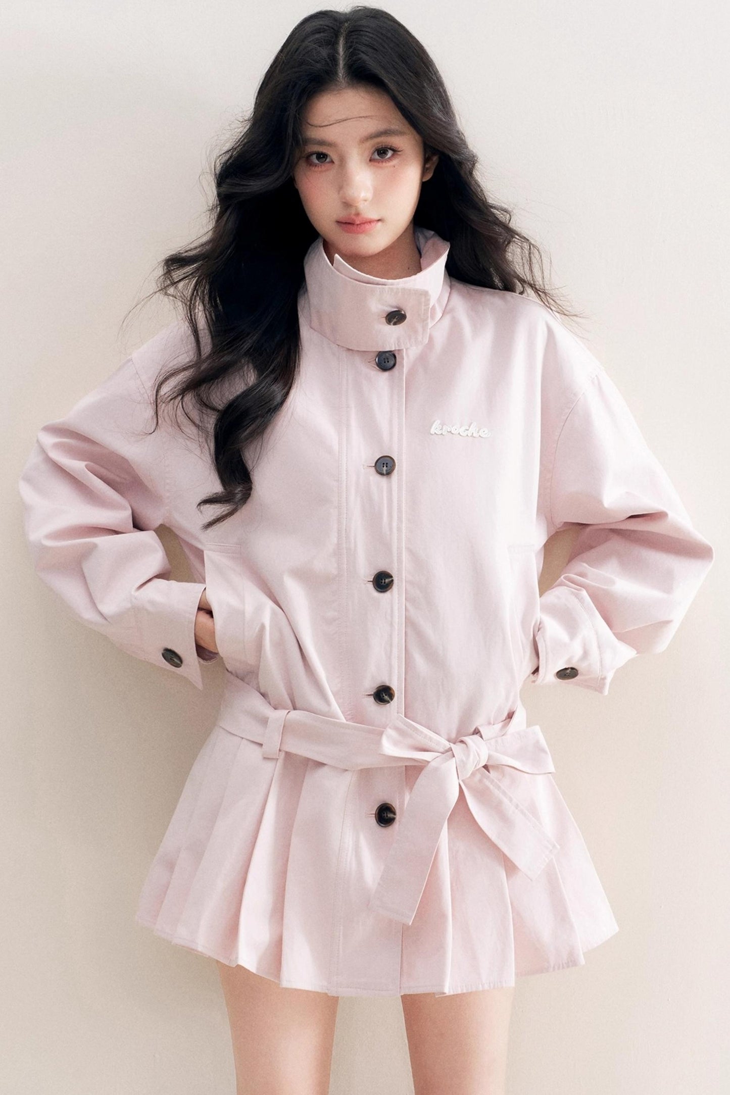 Geek Chic Lace Trench Coat