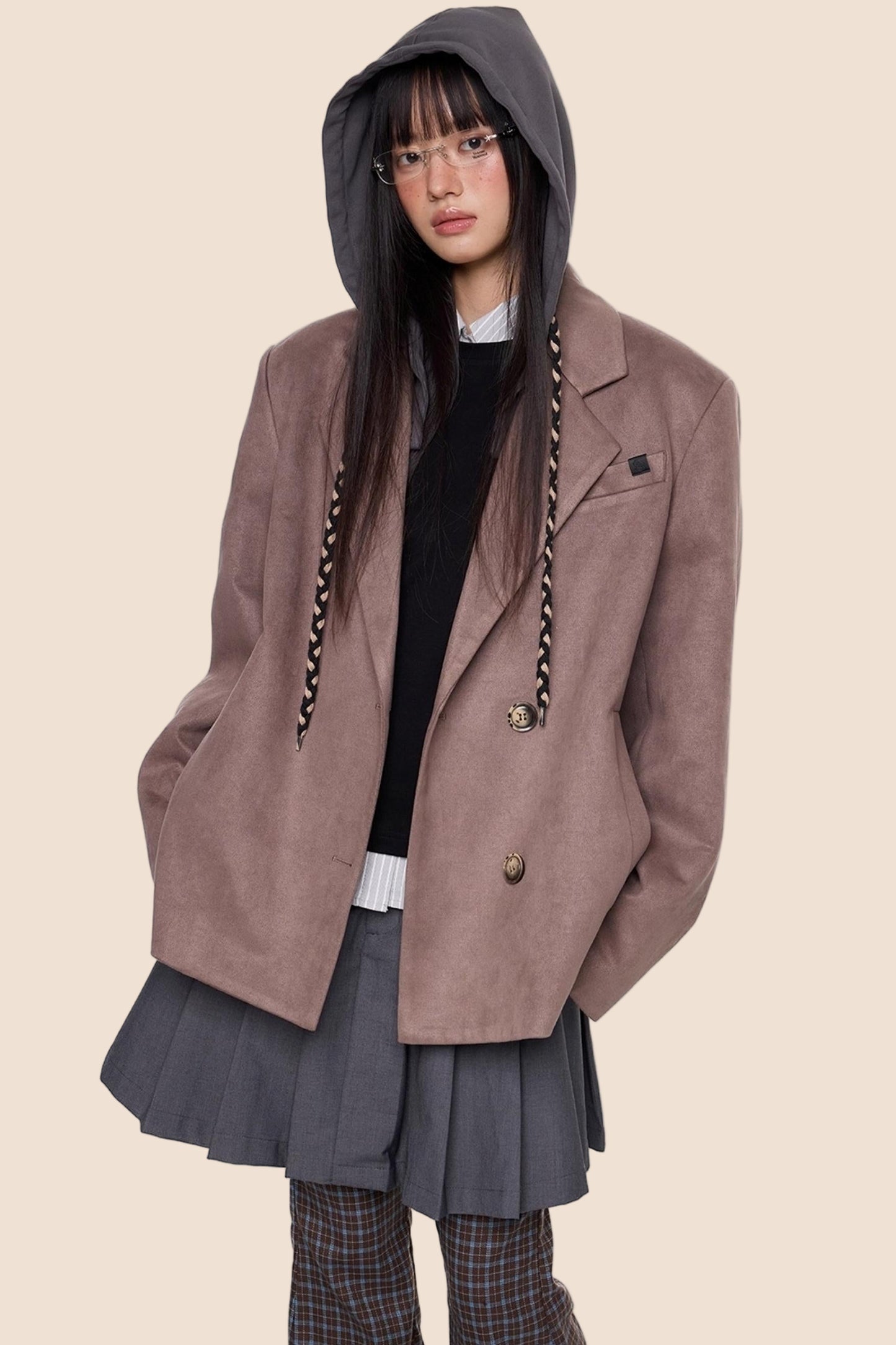 American Vintage Hooded Blazer