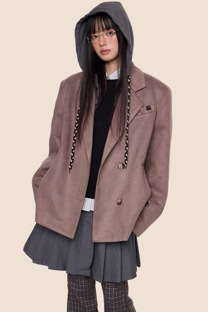 American Vintage Hooded Blazer