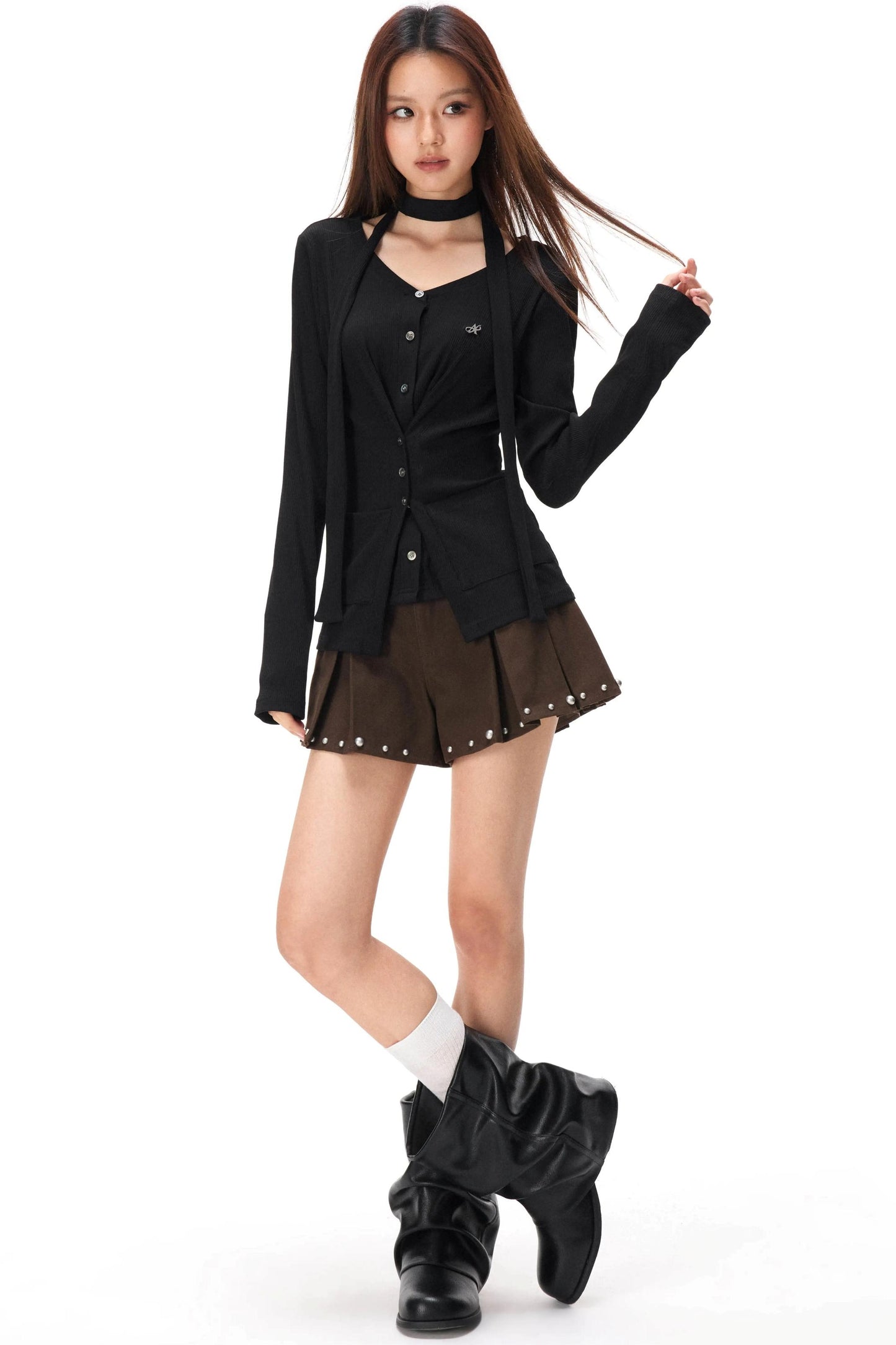 American Retro Rivet Skirt