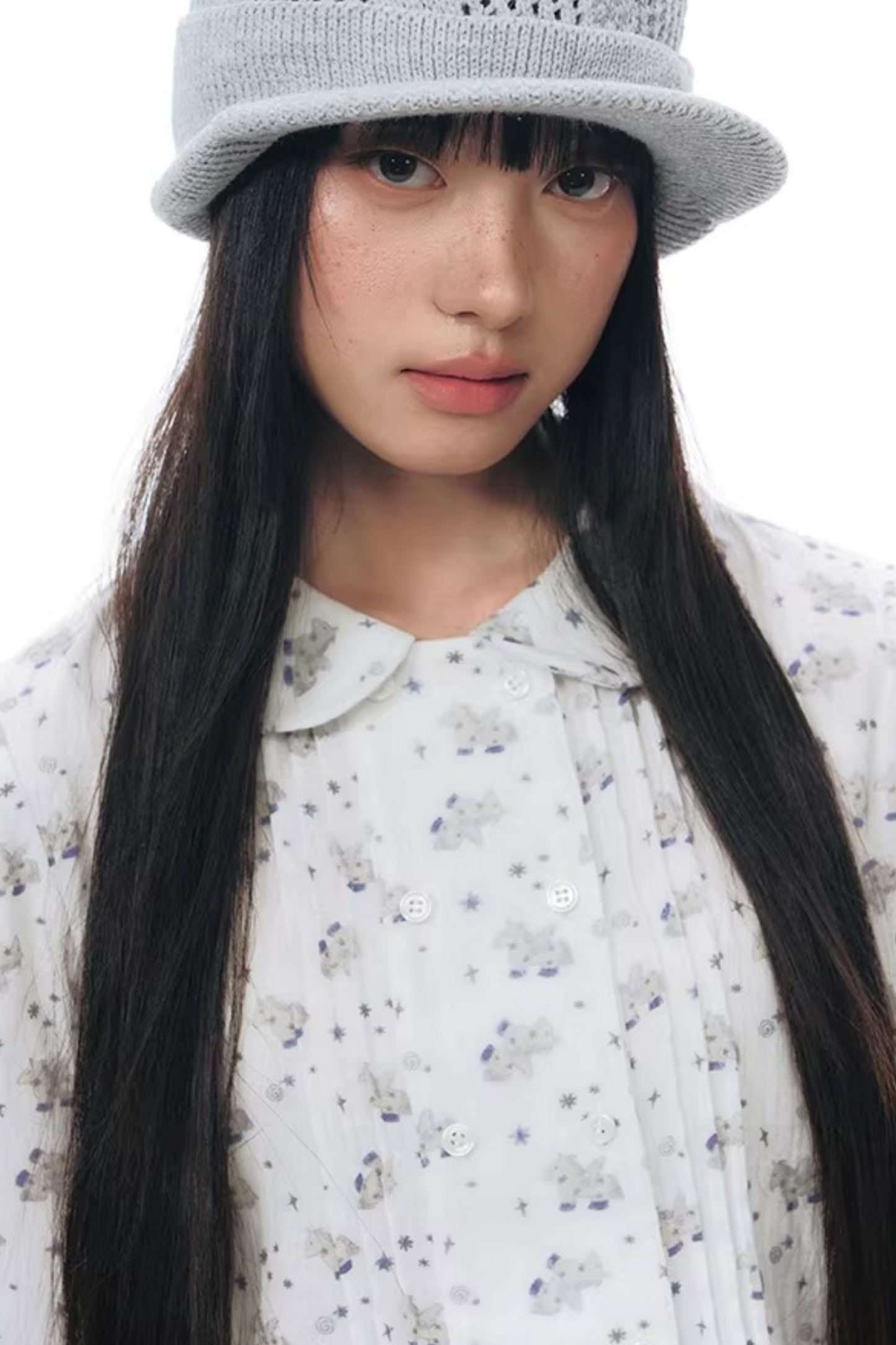 Pony Print Shirt and Skirt Matching Set