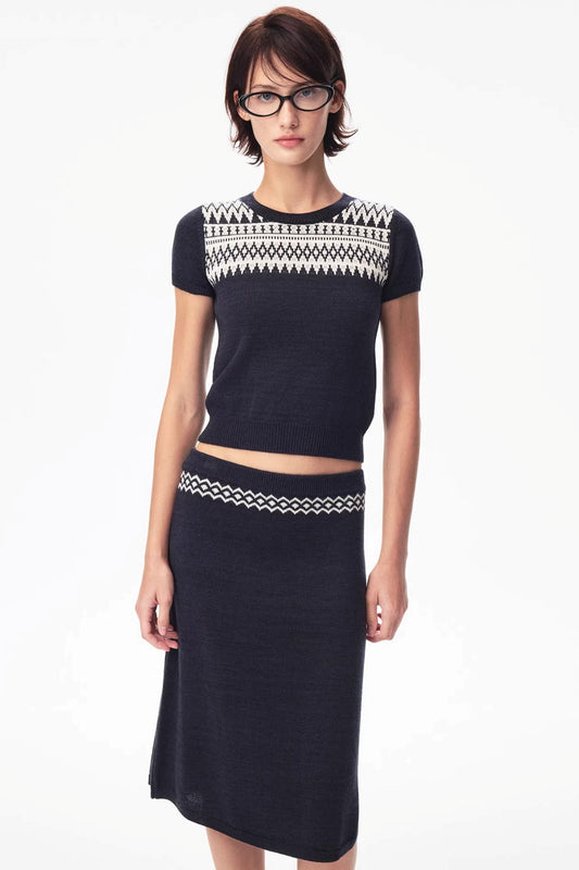 Wool Fair Isle Knit Set-Up