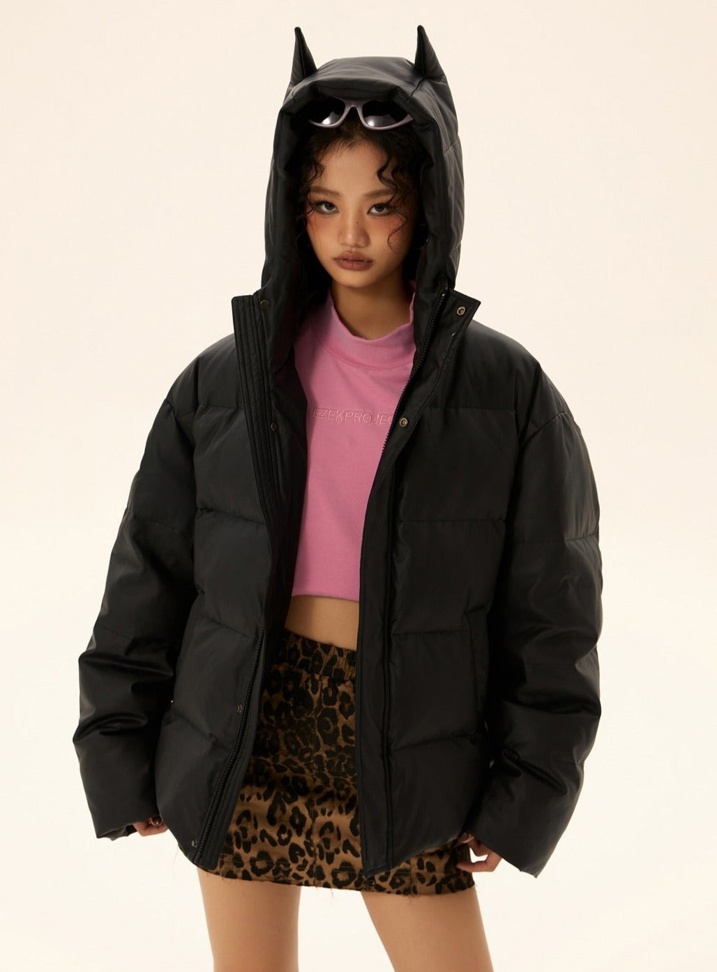 Long-sleeved Loose Down Jacket