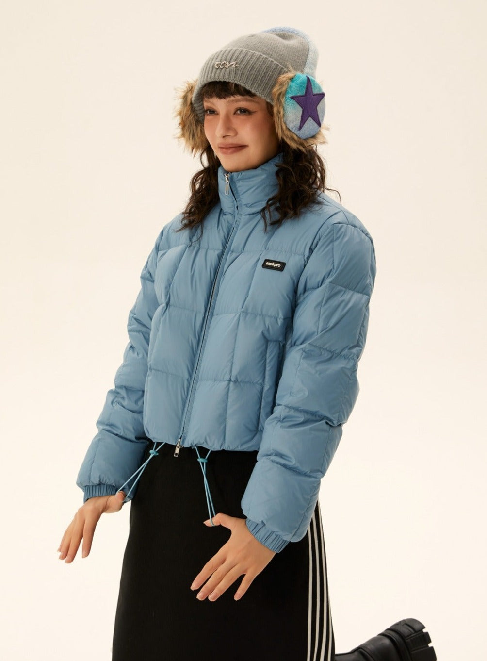 Long-sleeved Loose Down Jacket