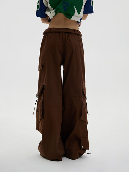 American vintage multi-pocket cargo pants