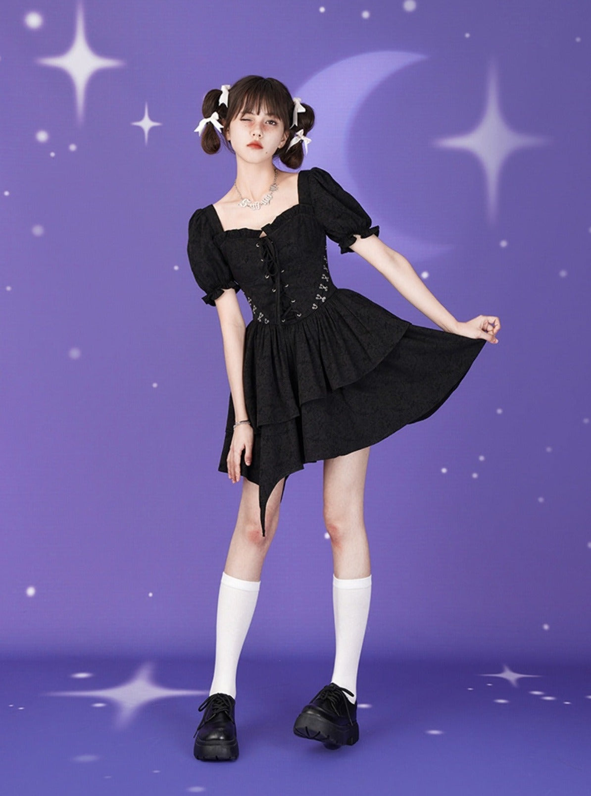 Taille kurzarm Lolita Kleid