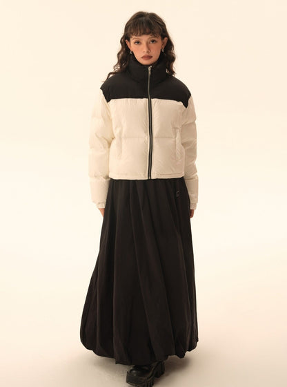 Long-sleeved Loose Down Jacket