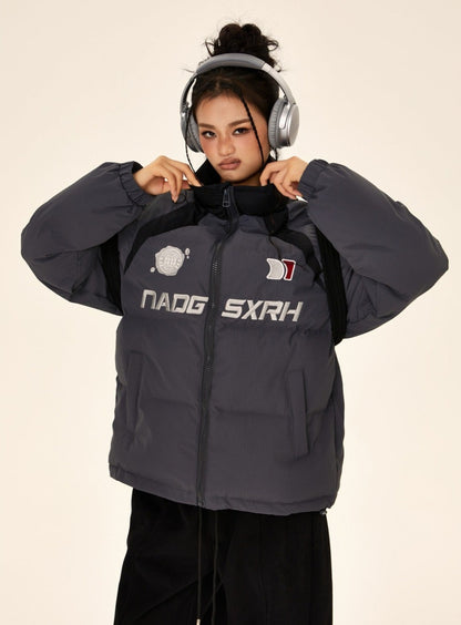 American stand up collar padded jacket