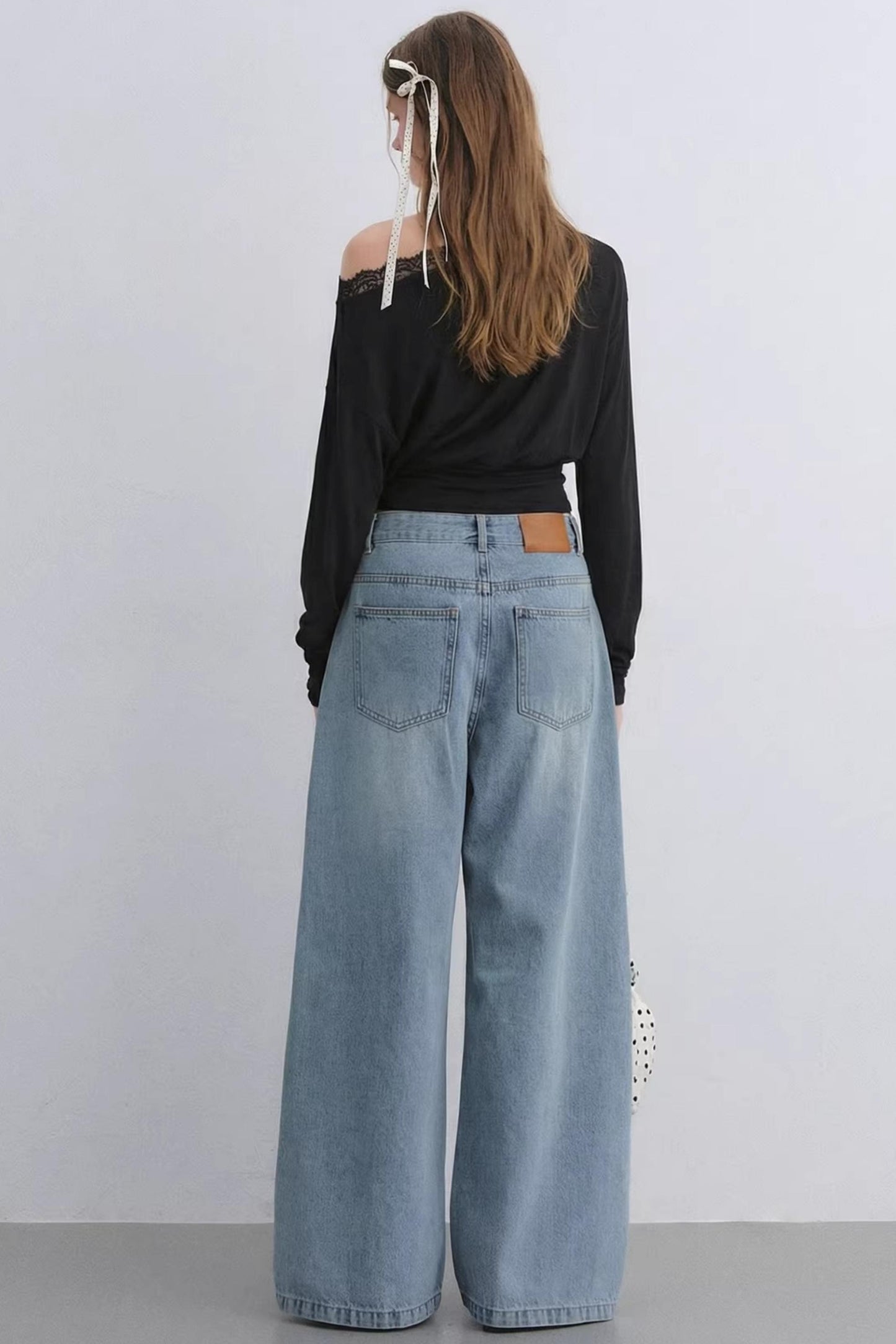 Lace Patchwork Turtleneck Top