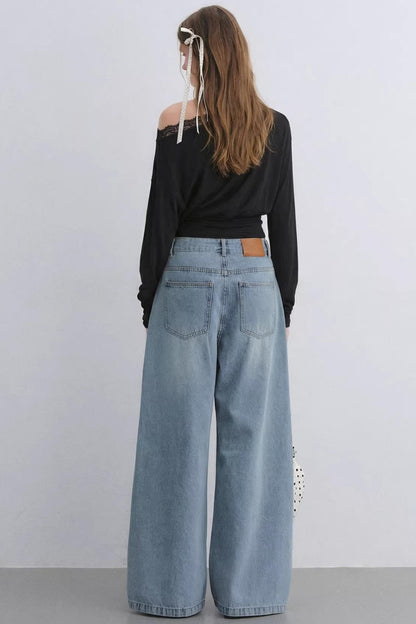 Lace Patchwork Turtleneck Top
