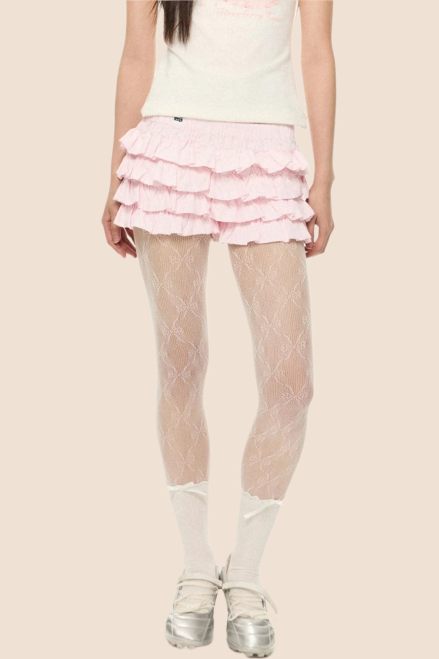 French Fluffy High-Waist Skirt