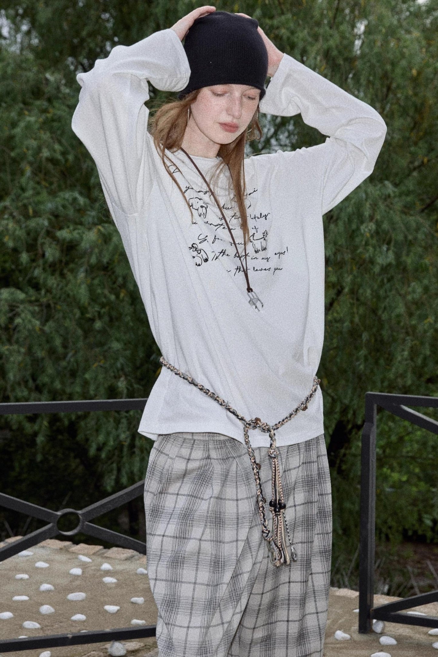 Cotton Printed Long Sleeve T-Shirt