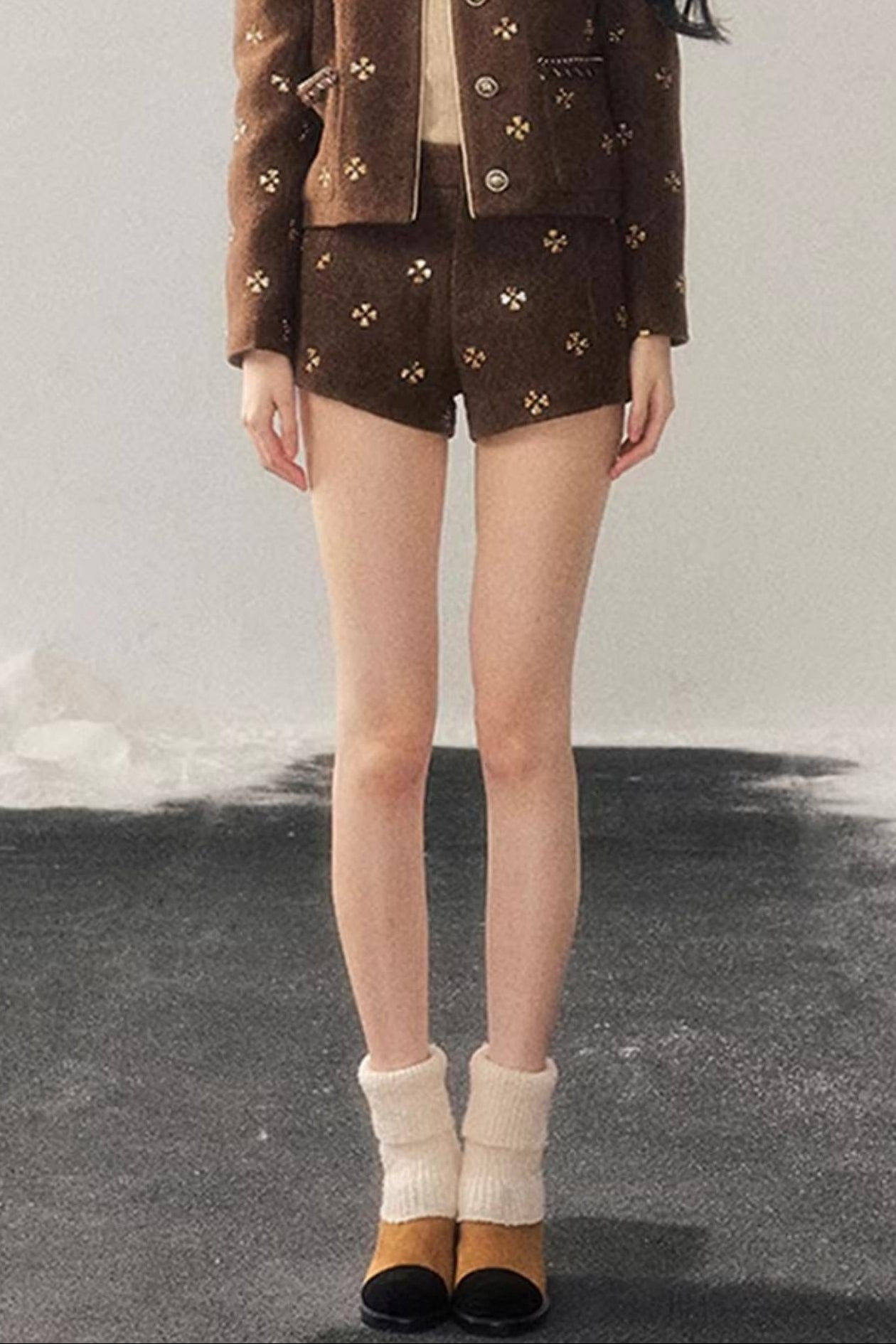 Little Fragrance Wool Jacket Set-Up