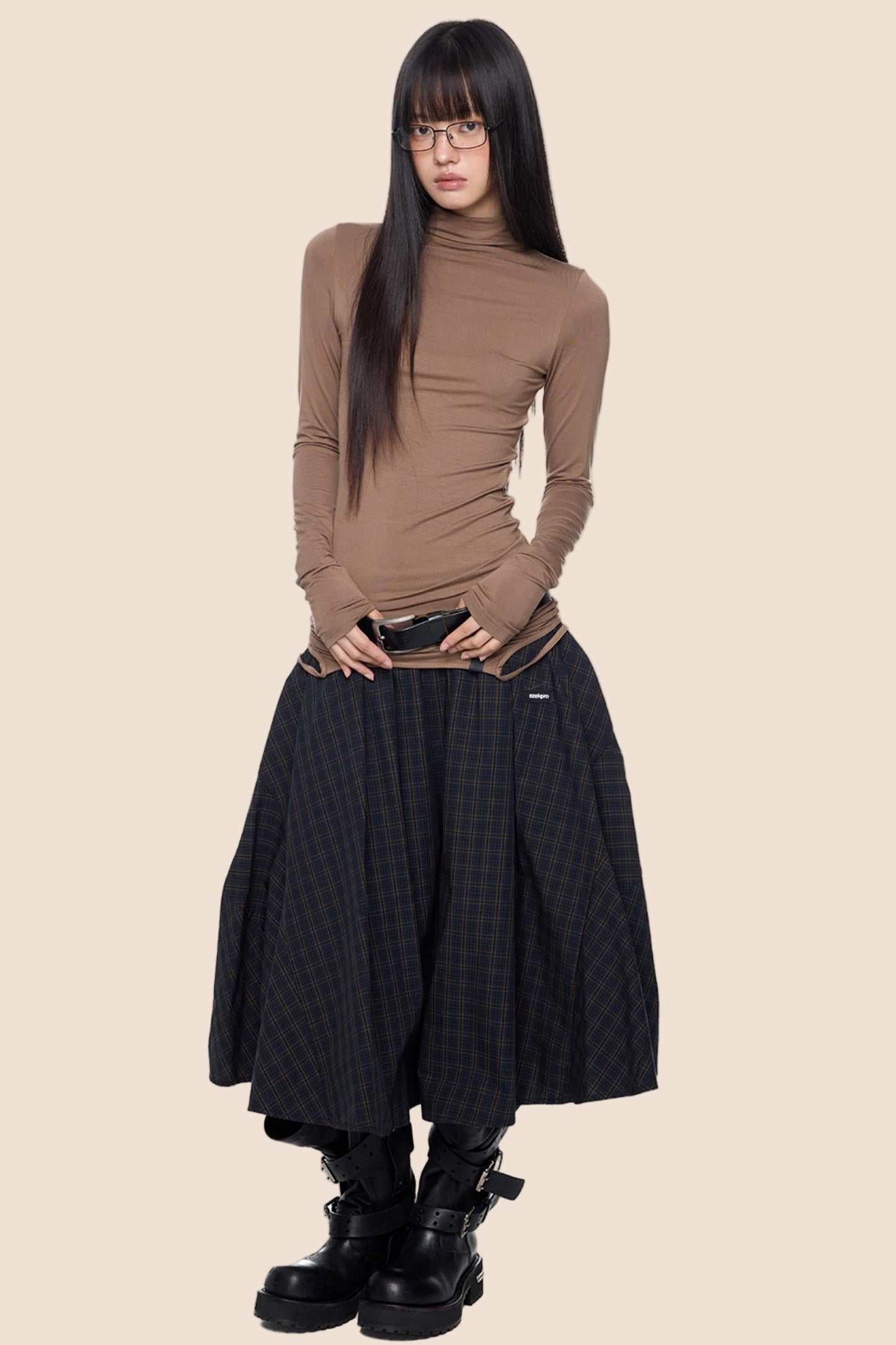 Knit Base Long T-Shirt