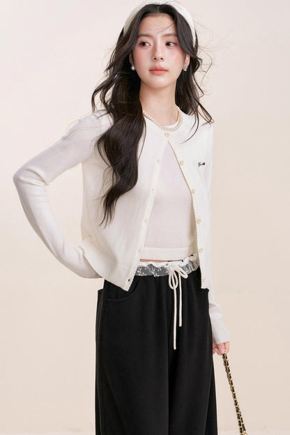 Romantic Lace Wide-Leg Pants