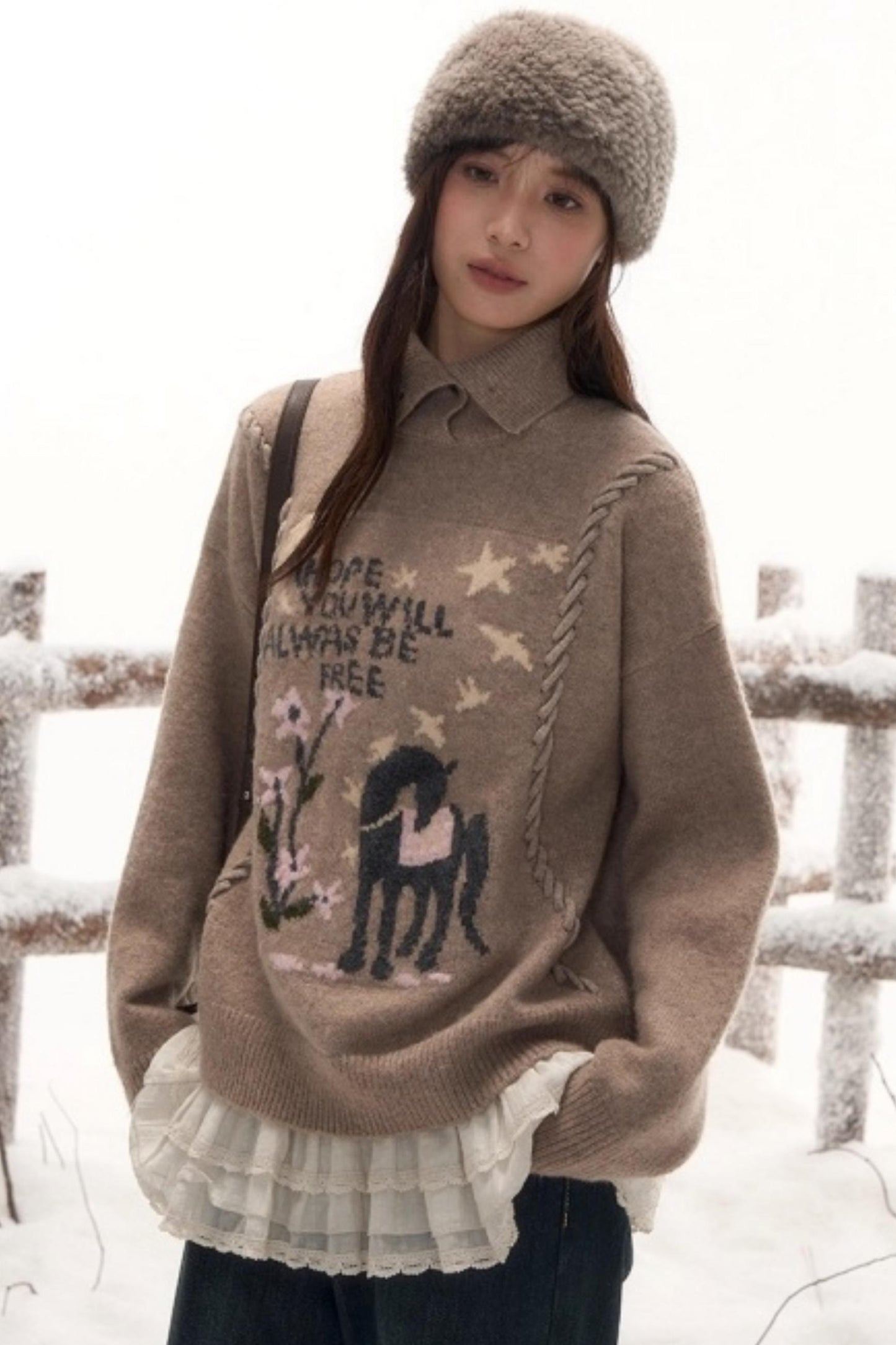 Free-Spirited Knit Sweater