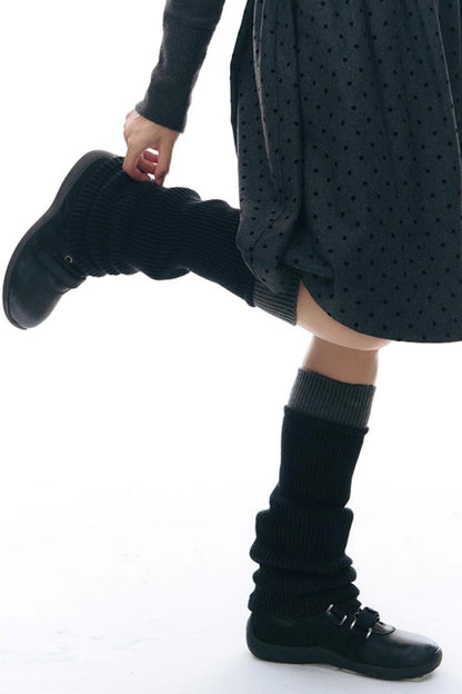 Mid-Leg Stacked Socks