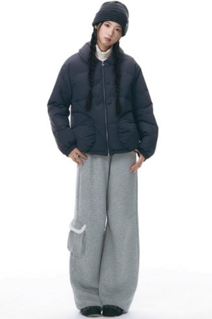 Star Brushed Turtleneck Long-Sleeved Top