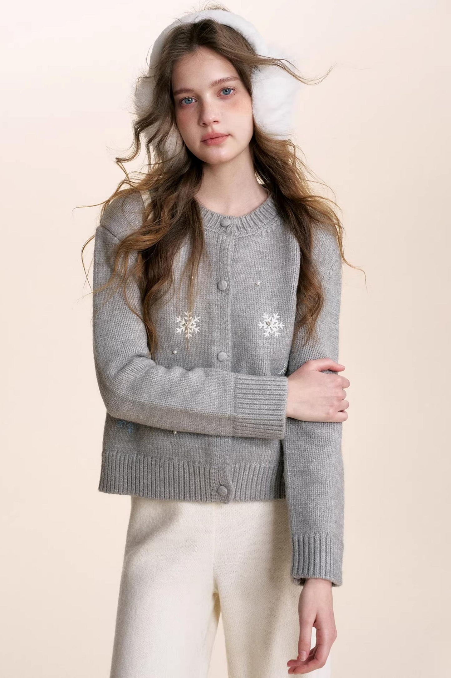 Snowflake Crochet Cardigan