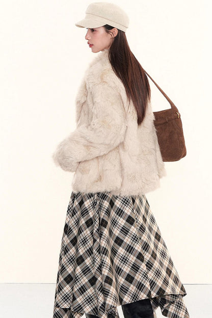 Retro Eco-Friendly Fur Coat